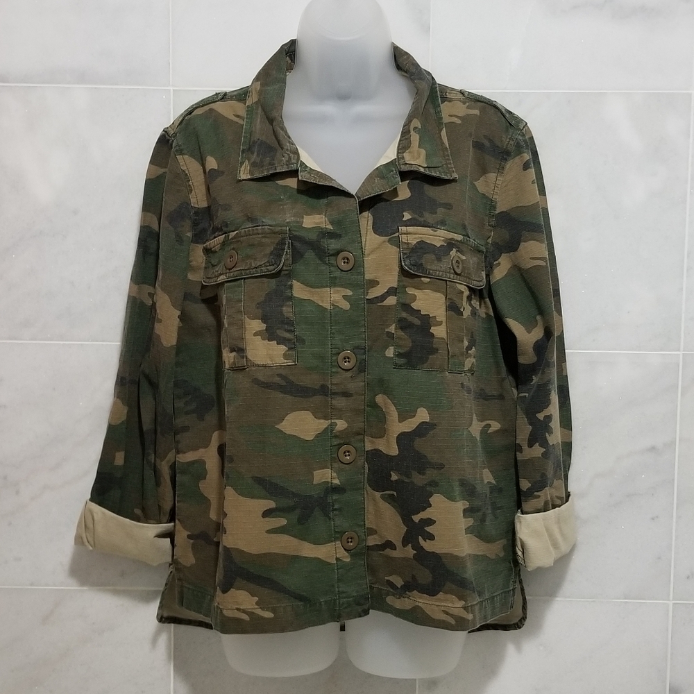 Sanctuary Utility RIP Stop Camo Light Shacket XL